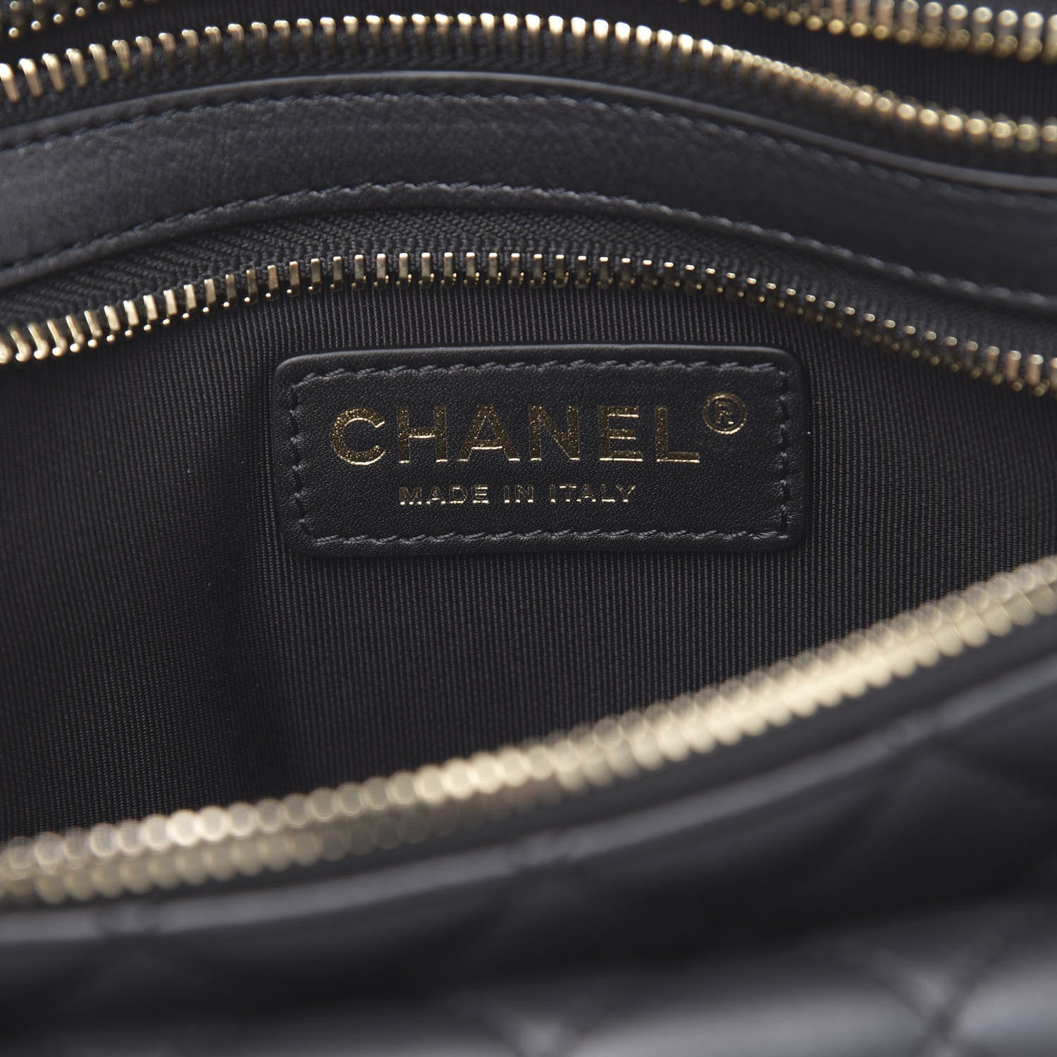 Chanel Calfskin Flap Chain Waist Bag Black 6 of 11