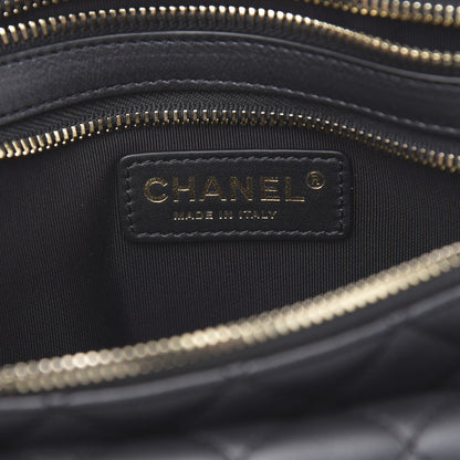 Chanel Calfskin Flap Chain Waist Bag Black 6 of 11