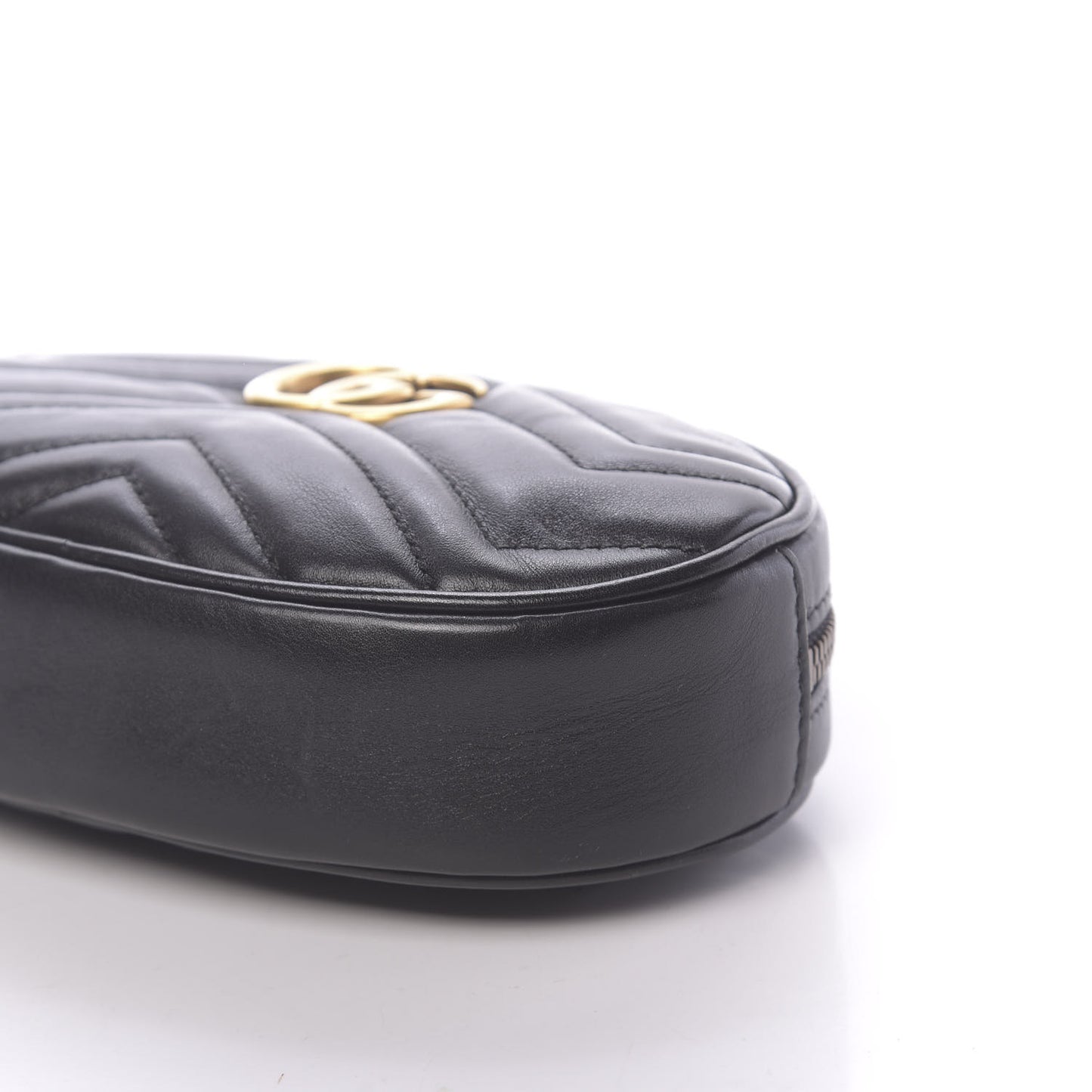 Calfskin Matelasse GG Marmont Belt Bag 95 38 Black