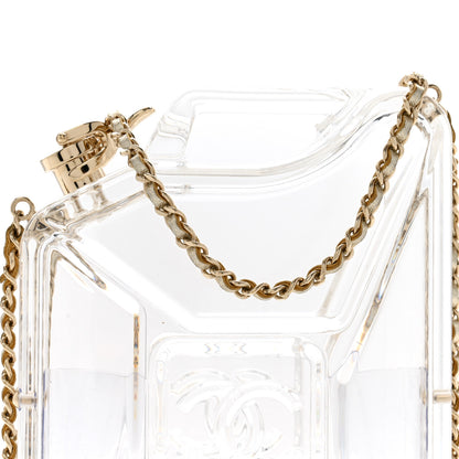 Chanel Plexiglass Dubai by Night Gas Tank Clutch 7 of 9