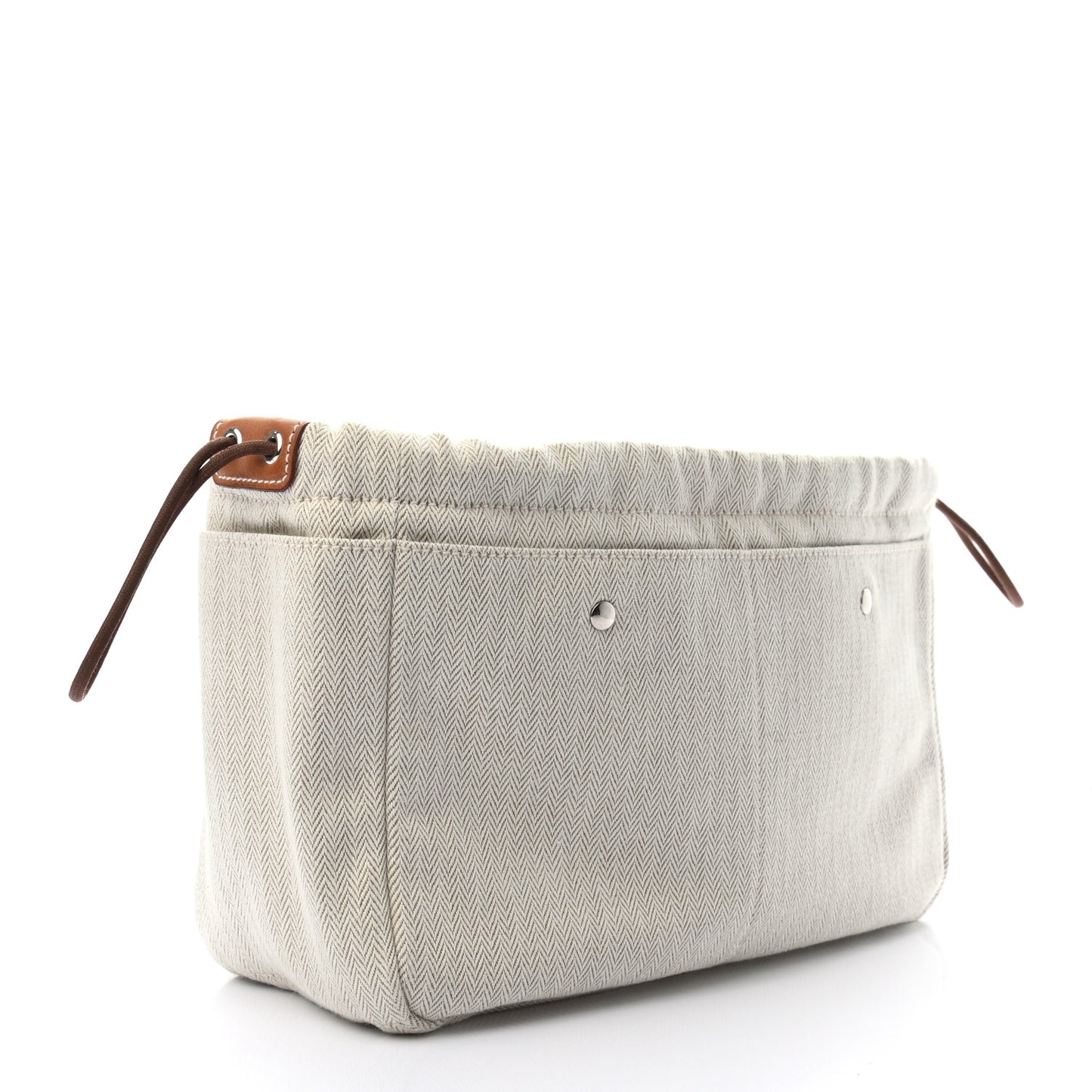 Canvas Barenia Fourbi 25 MM Pouch Naturel Fauve