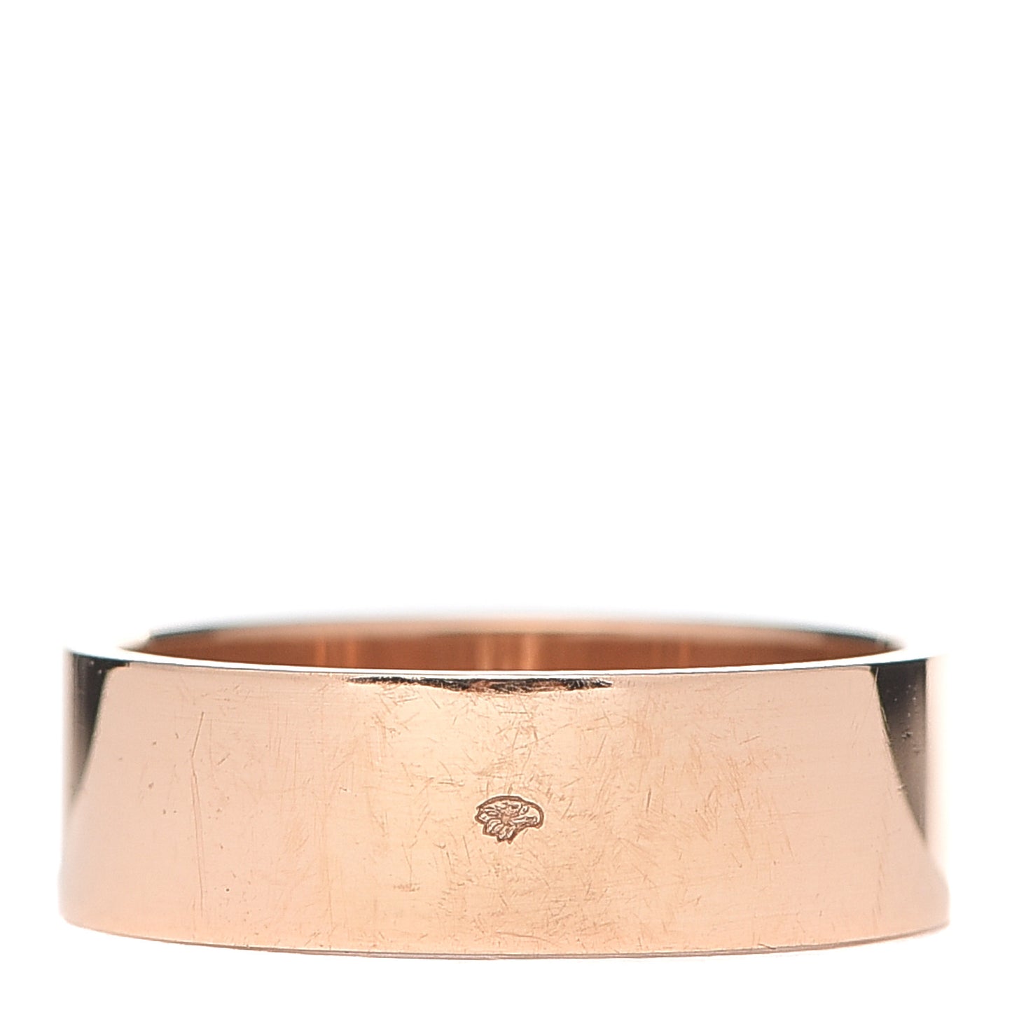 18K Rose Gold Diamond PM H D'Ancre Ring 49 4.75