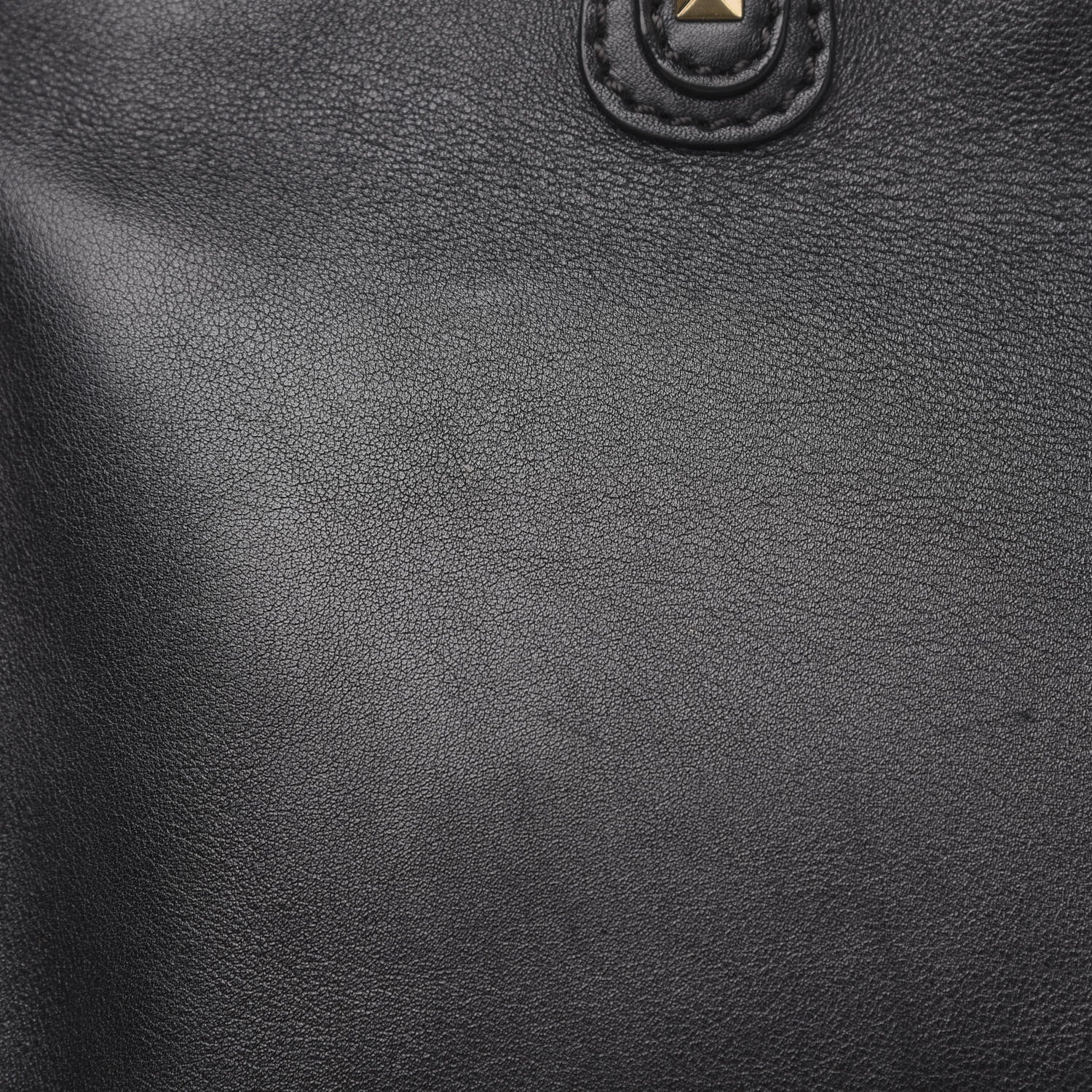 Valentino Garavani Vitello Rockstud Dome Shopper Black 13 of 16