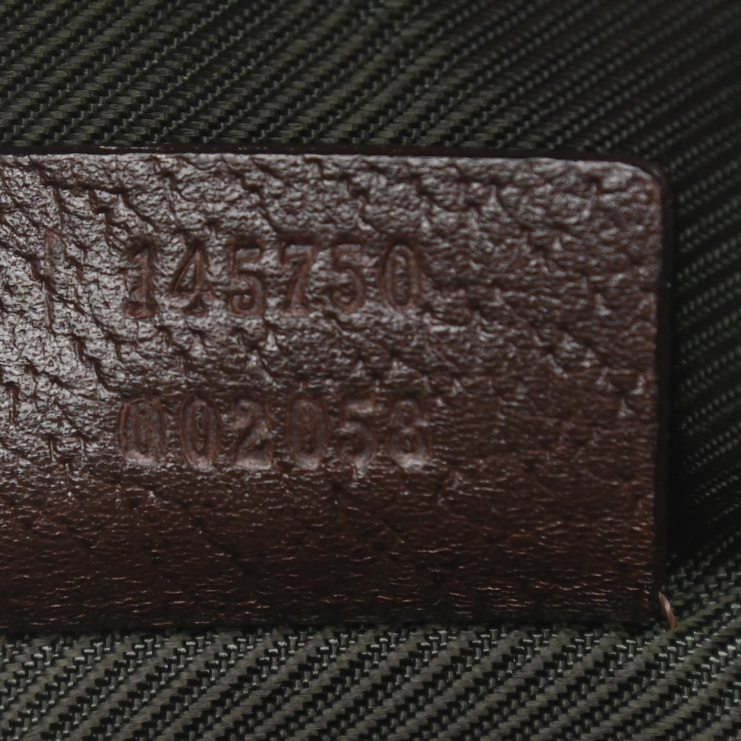 Monogram D Ring Cosmetic Case Brown