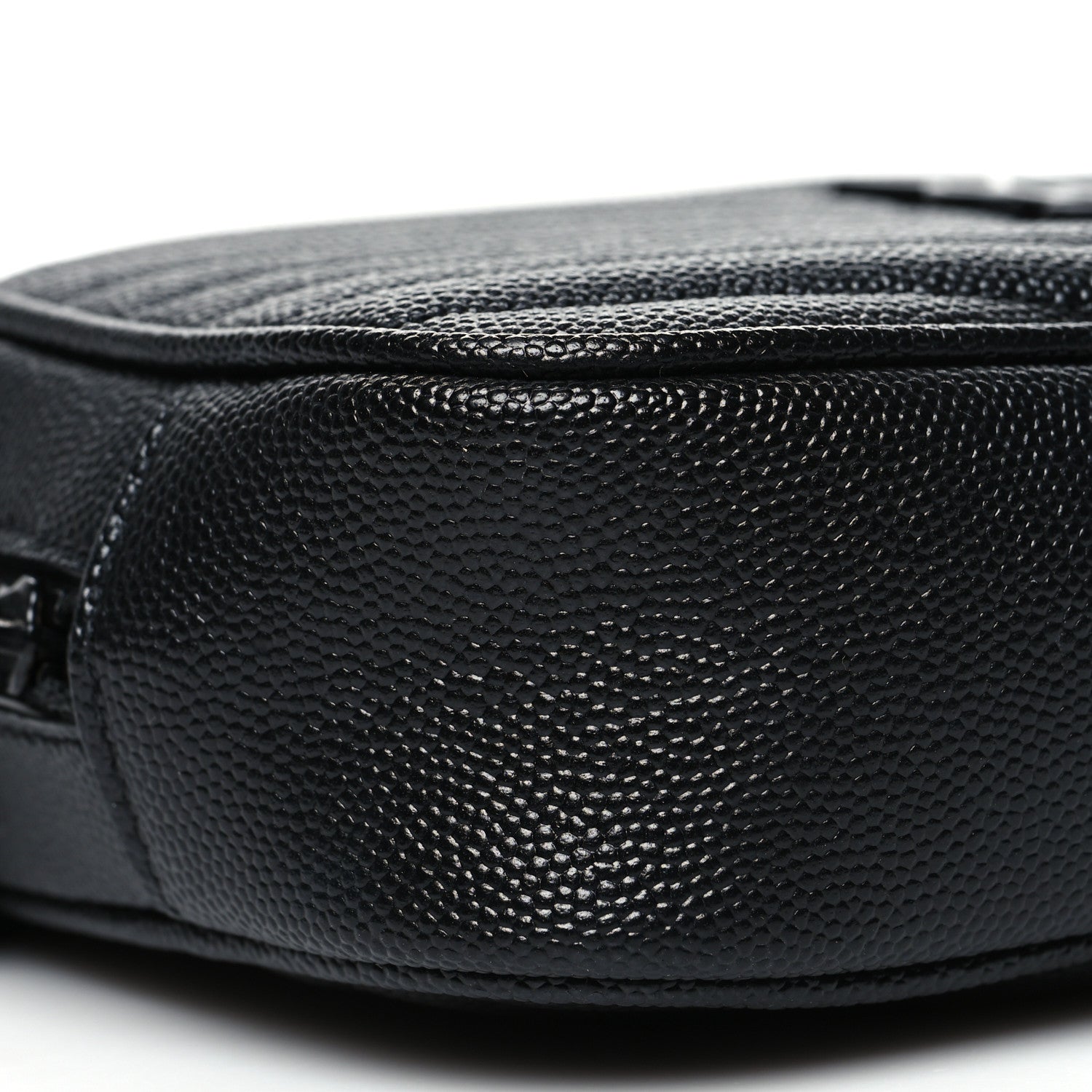 Saint Laurent Grain De Poudre Matelasse Monogram Mini Lou Camera Bag Black 9 of 10