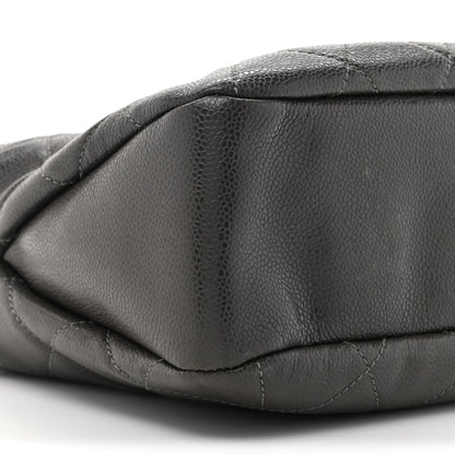 Chanel Caviar Timeless CC Soft Tote Dark Grey 10 of 11