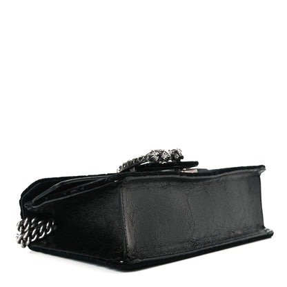 Gucci Velvet Skipper Crystal GG Monogram Small Dionysus Shoulder Bag Black Black Diamond 4 of 8