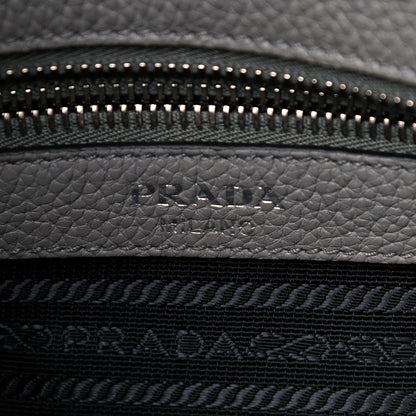 Prada Vitello Phenix Logo Hobo Ardesia 6 of 9