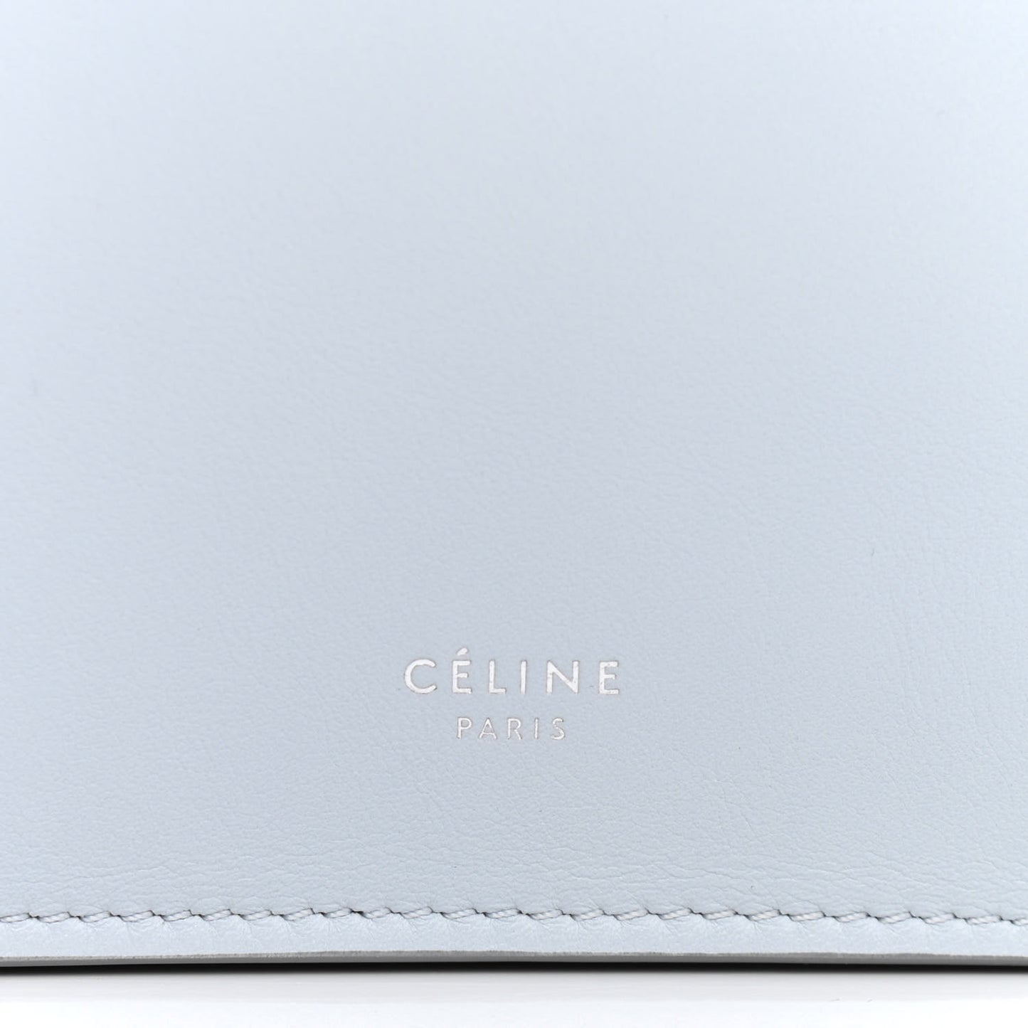 Smooth Calfskin Mini Clasp Bag Medium Blue