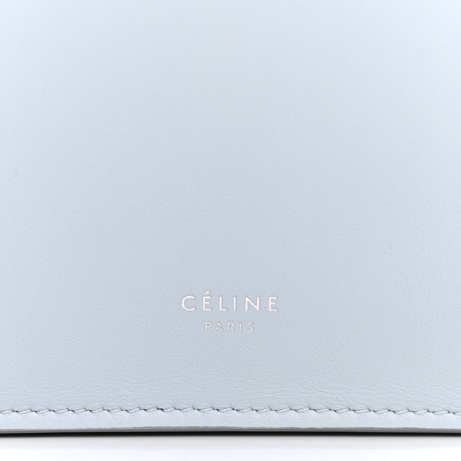 Celine Smooth Calfskin Mini Clasp Bag Medium Blue 6 of 9