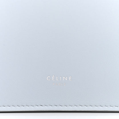 Celine Smooth Calfskin Mini Clasp Bag Medium Blue 6 of 9