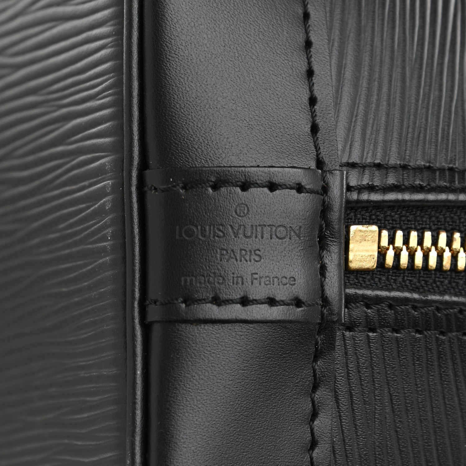 Louis Vuitton Epi Alma PM Black 6 of 10