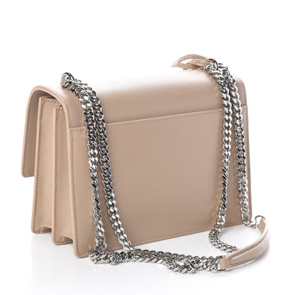 Saint Laurent Calfskin Medium Monogram Dark Beige 3 of 8