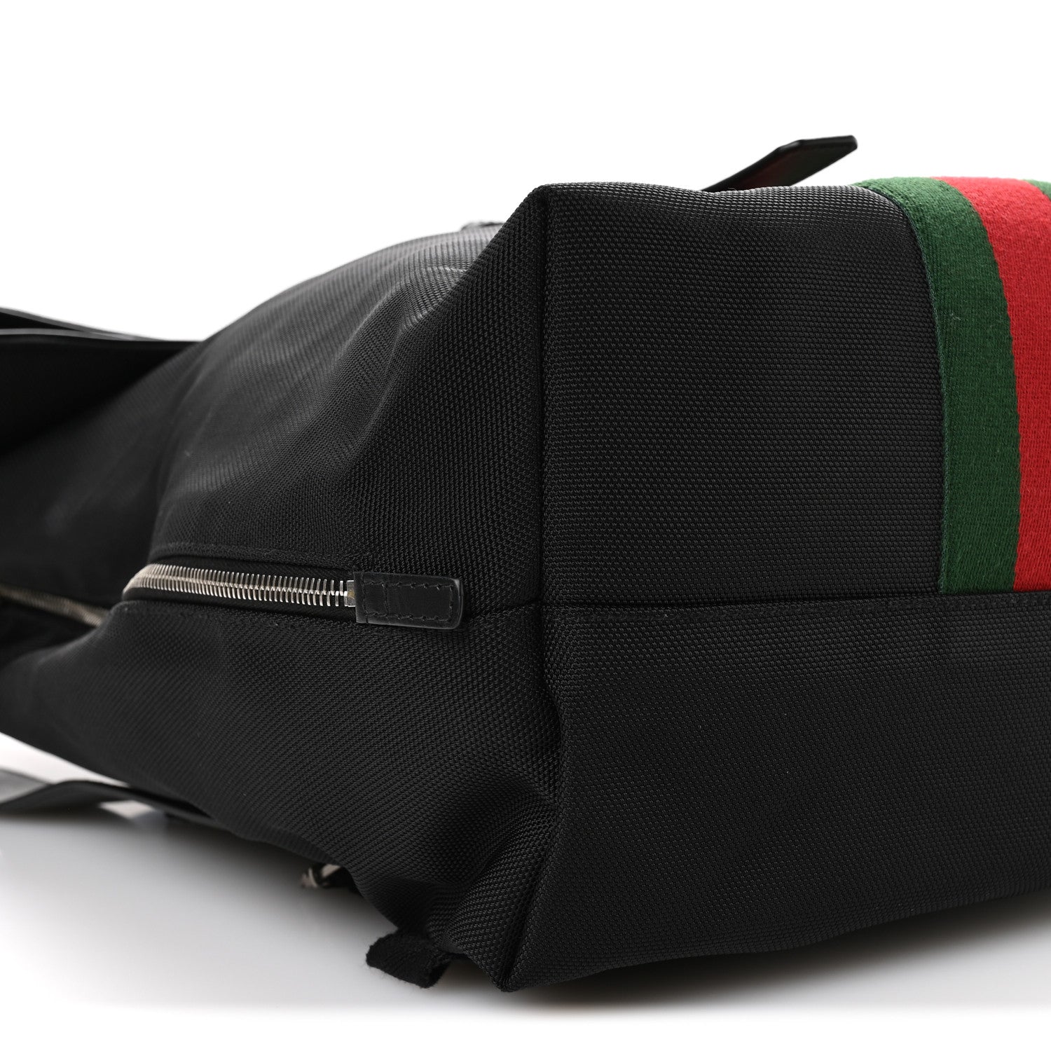 Gucci Techno Canvas Web Single Buckle Backpack Black 9 of 11