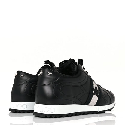 Jimmy Choo Calfskin Mens Star Stud Sneaker 44 Black 4 of 9