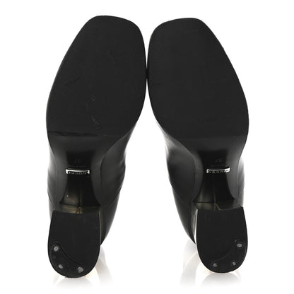 Gucci Nappa Charlotte Ankle Boots 37 Black 6 of 10