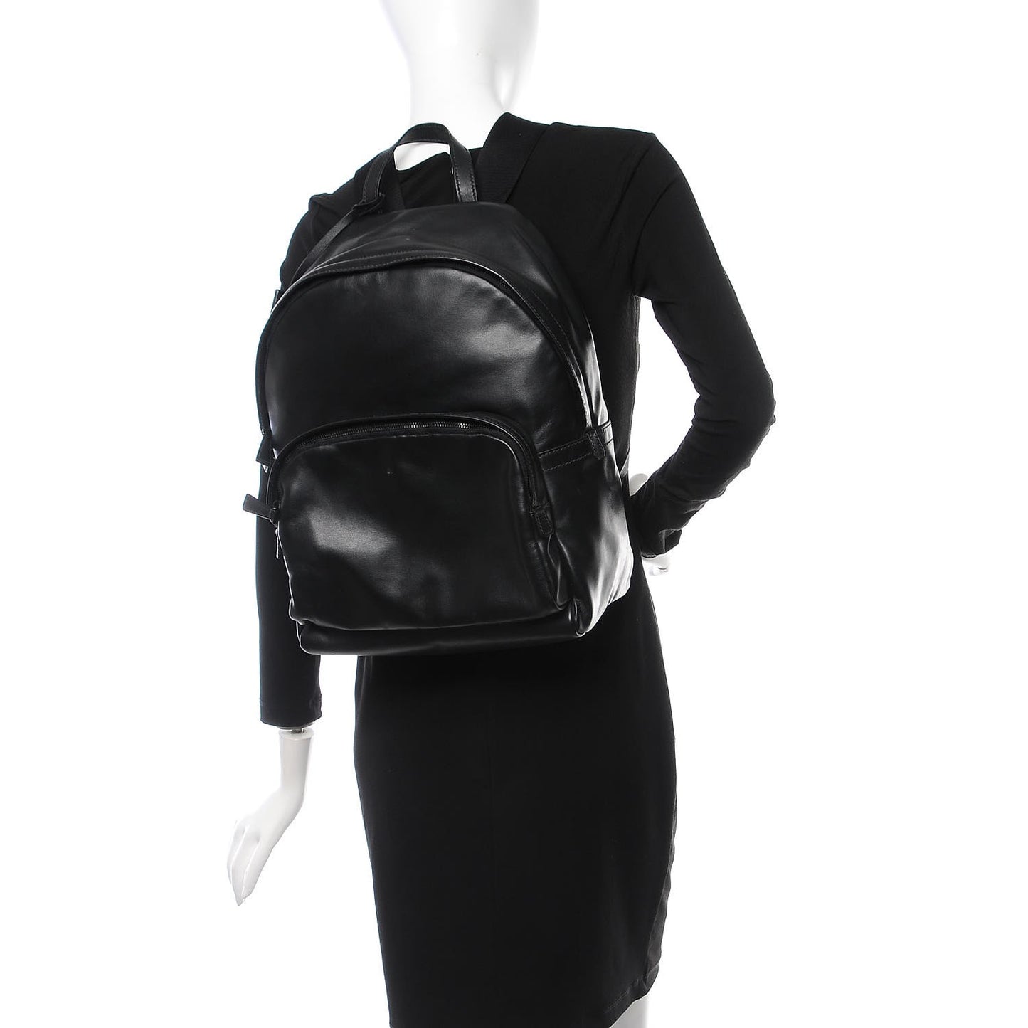 Soft Calfskin Day Backpack Black