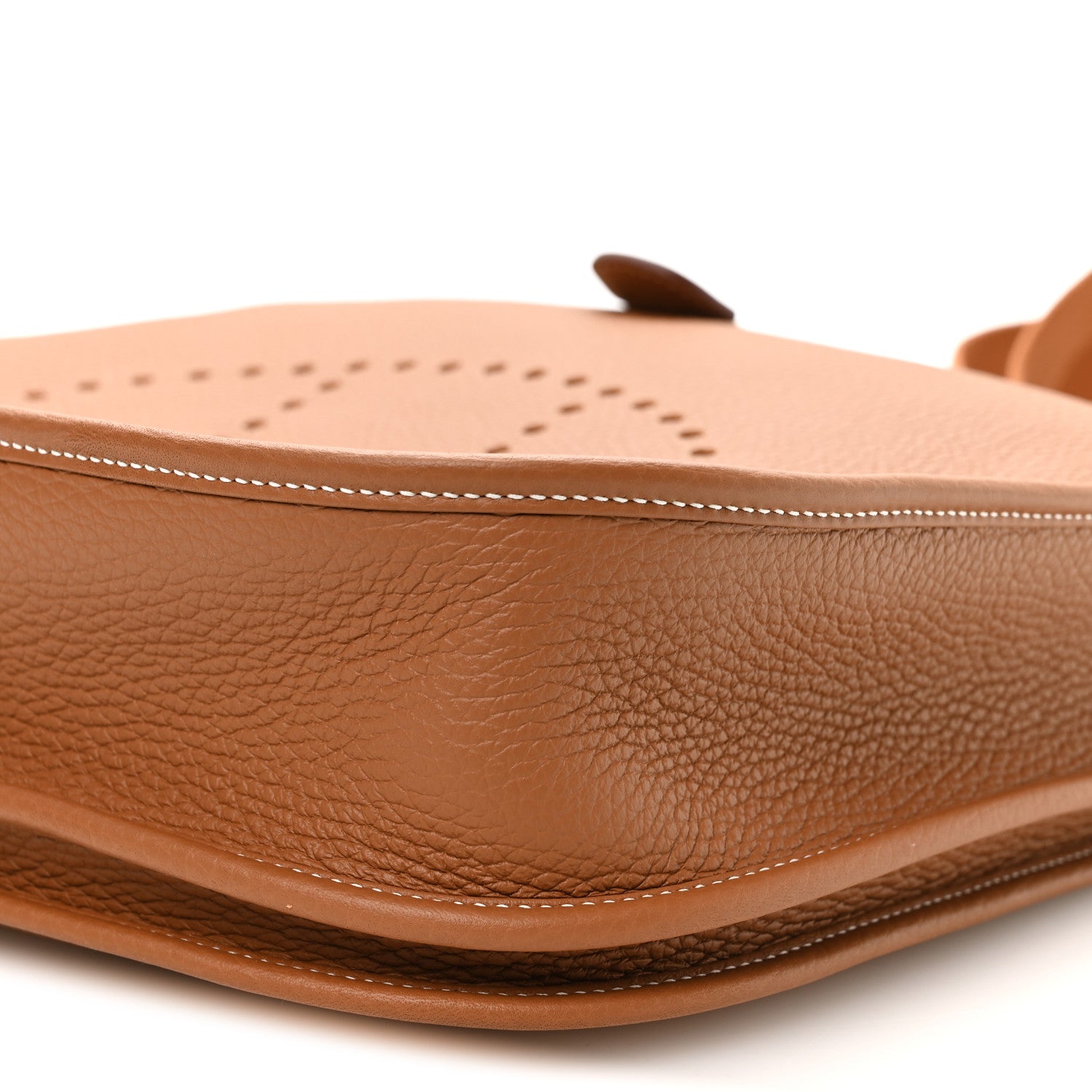 Hermes Taurillon Clemence Evelyne III PM Gold 10 of 11
