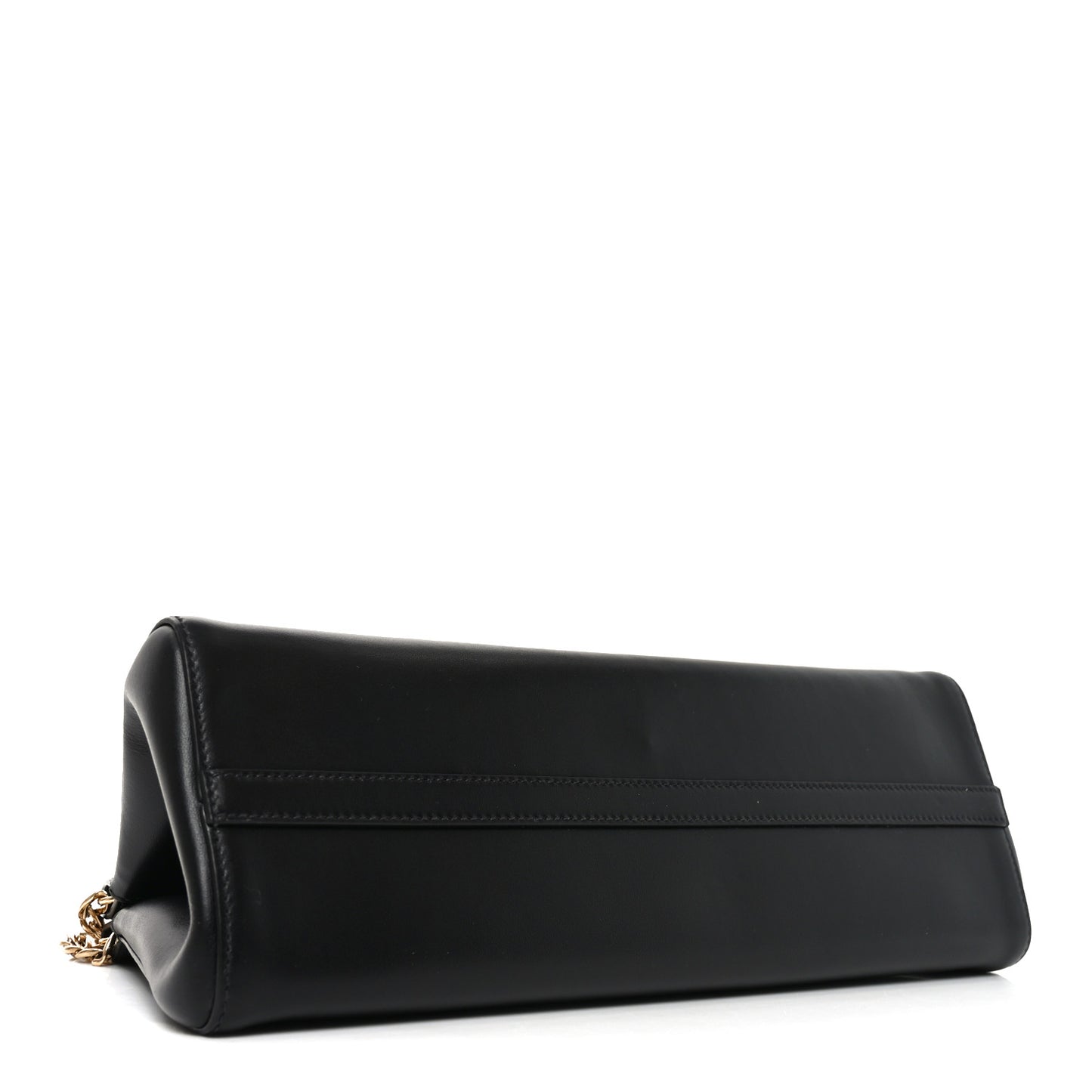 Calfskin Medium Enchaine Bag Black
