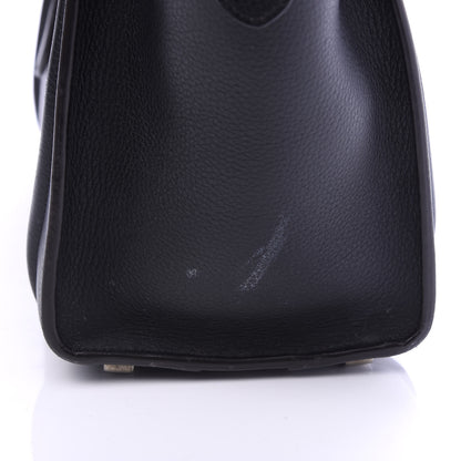 Celine Drummed Calfskin Micro Luggage Black 10 of 11