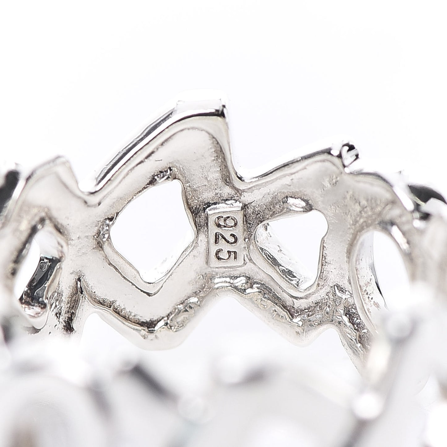 Sterling Silver Paloma Picasso Love Kisses Ring 50 5.5