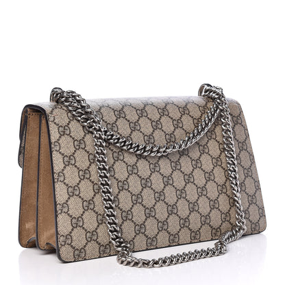 Gucci GG Supreme Monogram Small Dionysus Shoulder Bag Taupe 3 of 14