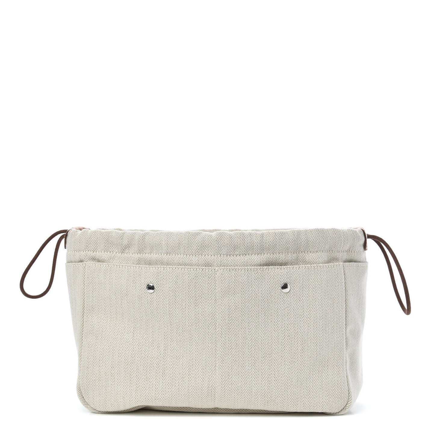 Canvas Barenia Fourbi 25 MM Pouch Naturel Fauve