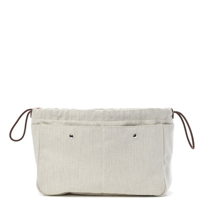 Hermes Canvas Barenia Fourbi 25 MM Pouch Naturel Fauve 1 of 10