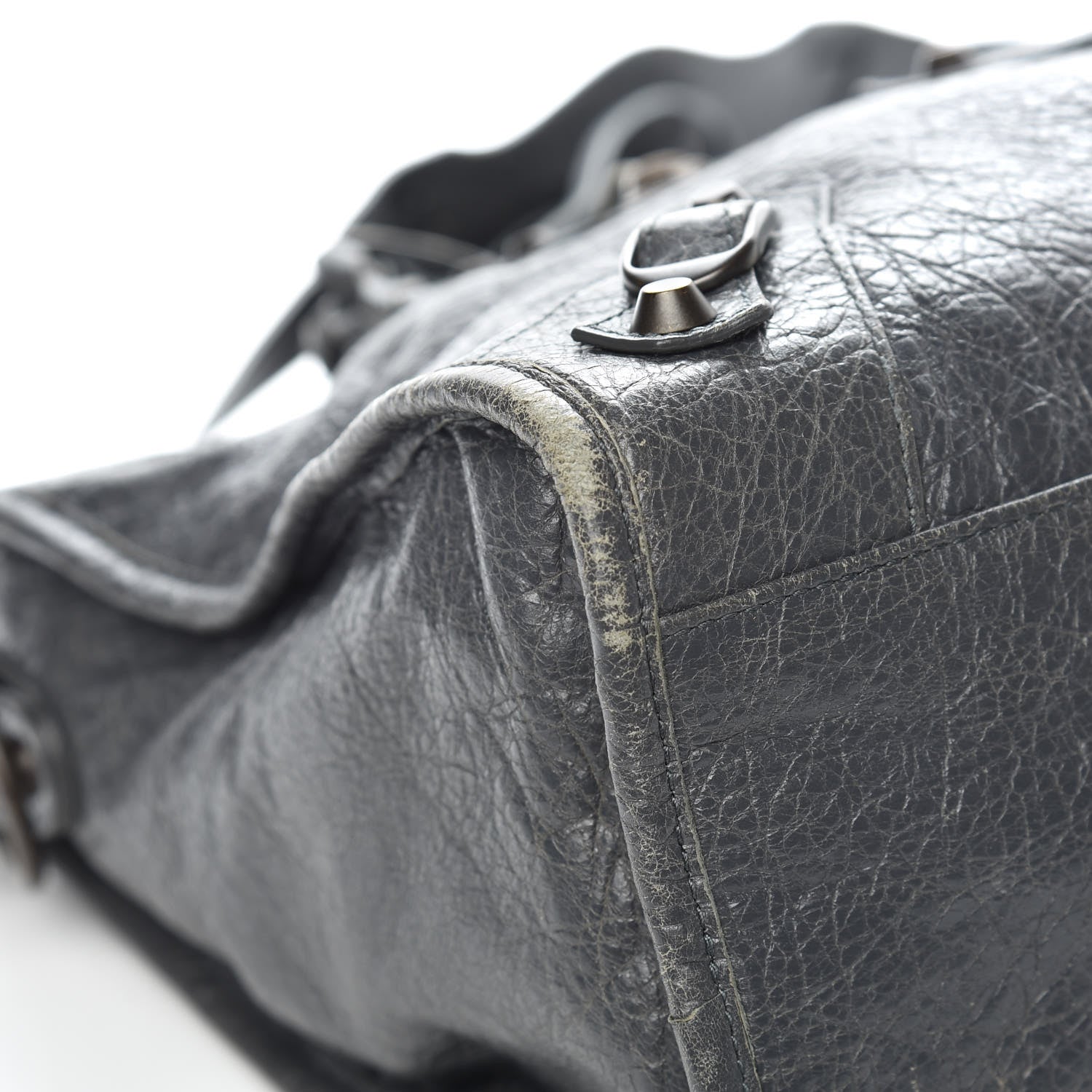 Balenciaga Agneau Classic Hardware City Gris Tarmac 9 of 13