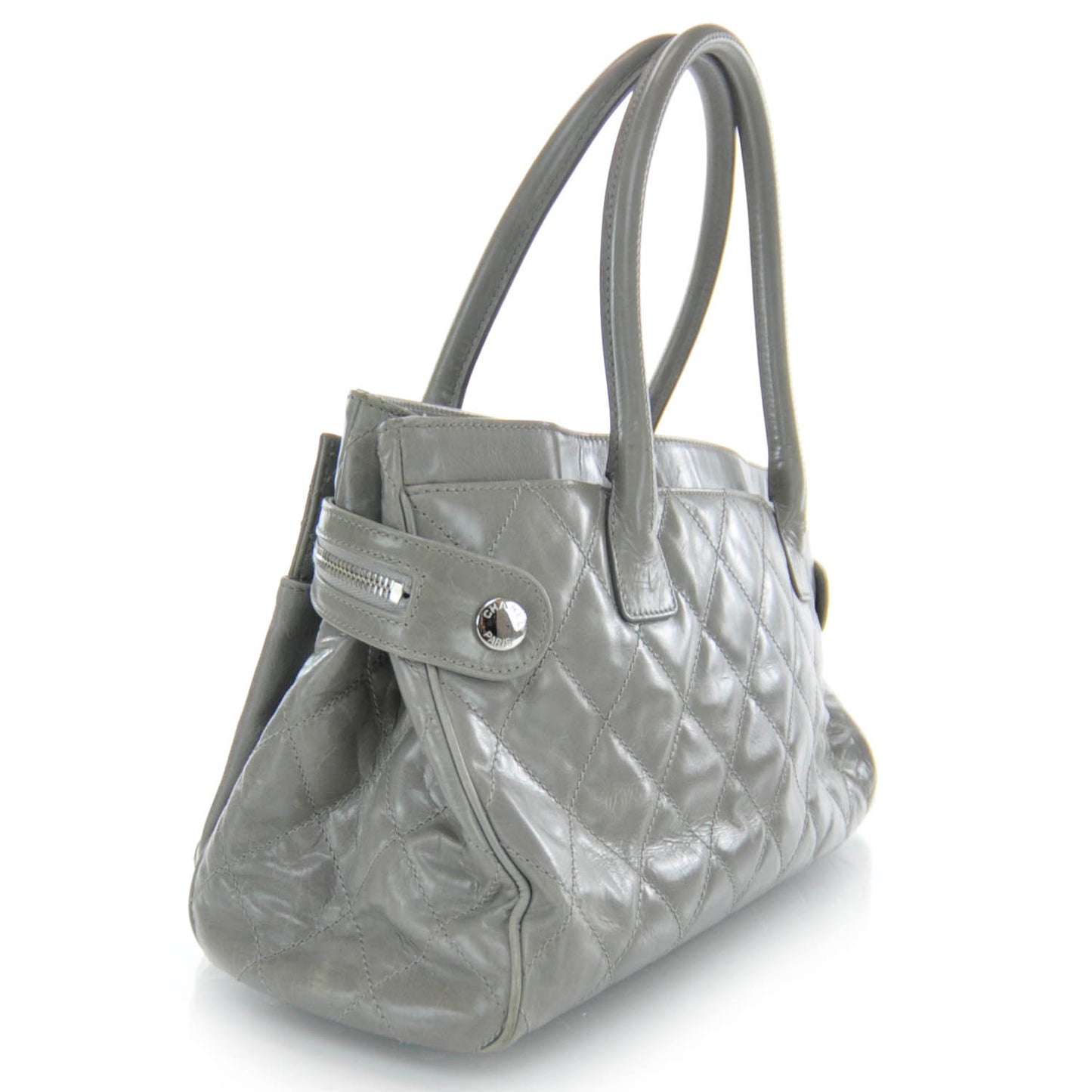 Glazed Calfskin New Portobello Grey