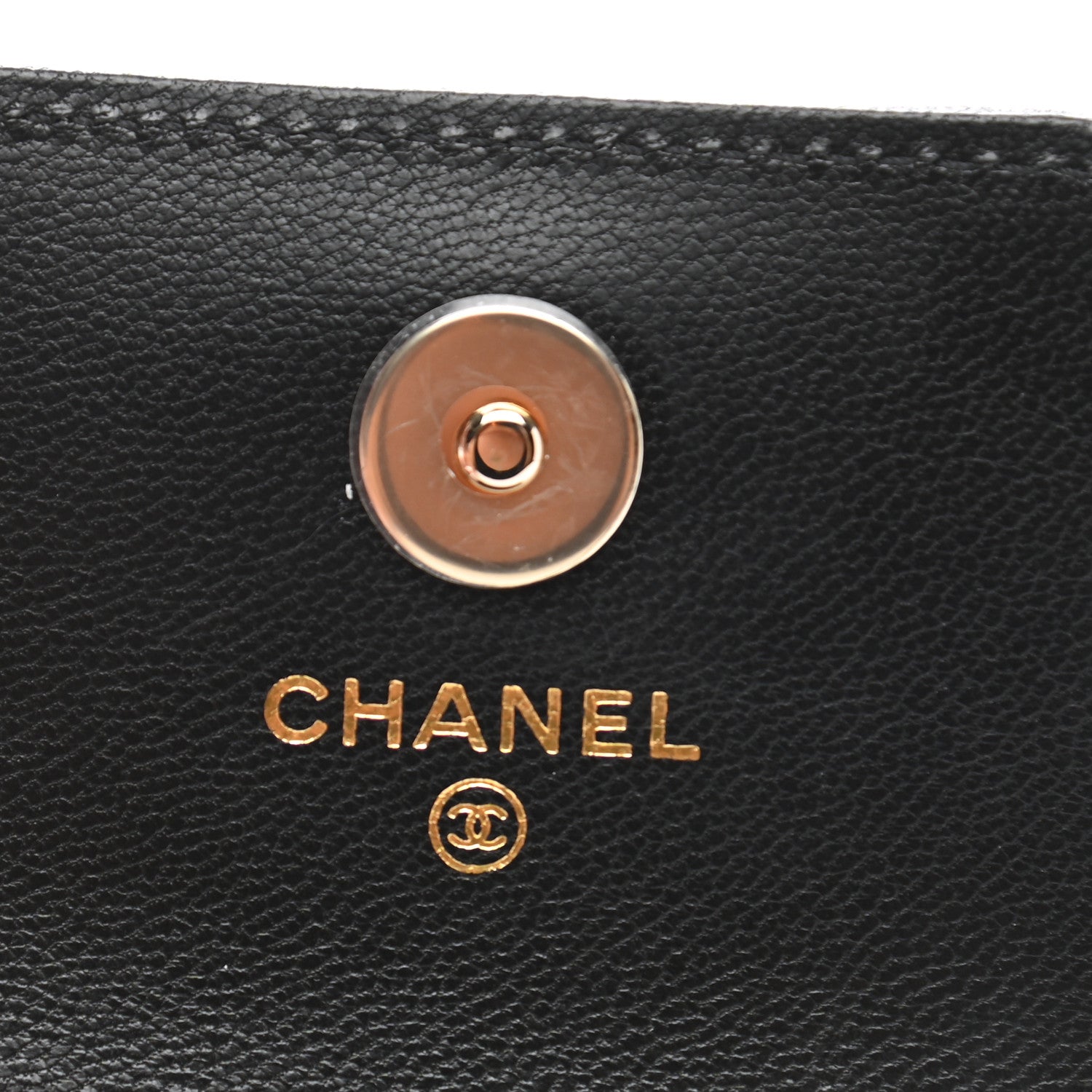 Chanel Goatskin Quilted Airpods Pro Case Belt Black 4 of 7
