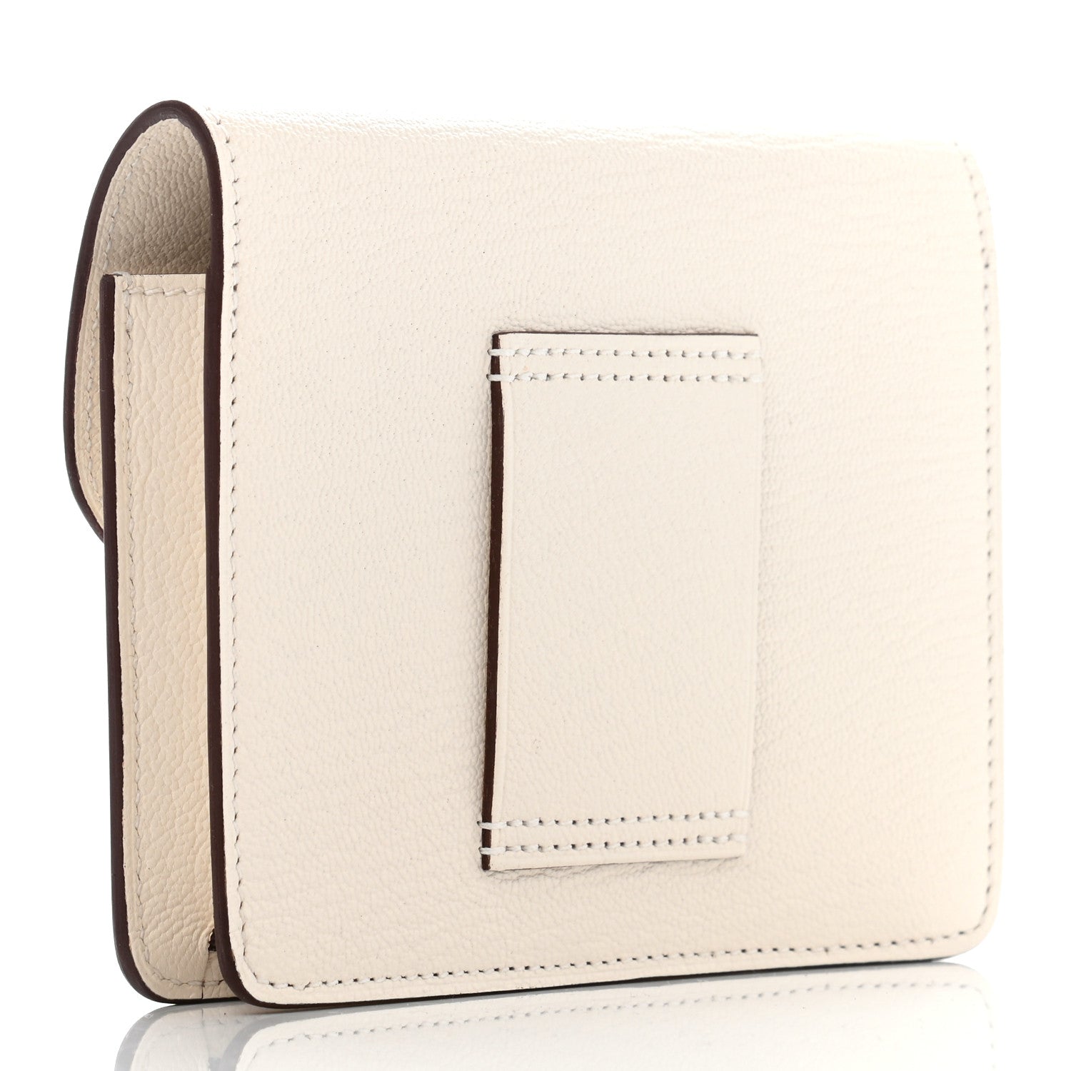 Hermes Chevre Mysore Roulis Slim Wallet Nata 3 of 8