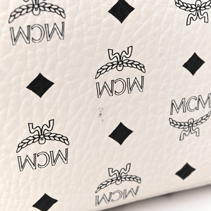 MCM Visetos Medium Project Reversible Shopper Tote White 9 of 17