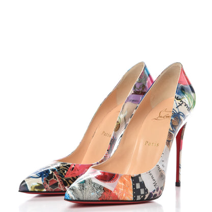 Christian Louboutin Patent Trash Pigalle Follies 100 Pumps 38.5 Multicolor 3 of 8