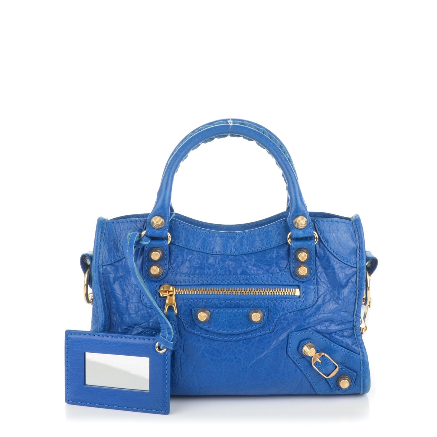 Agneau Giant 12 Gold Hardware Mini City Bleu Lazuli