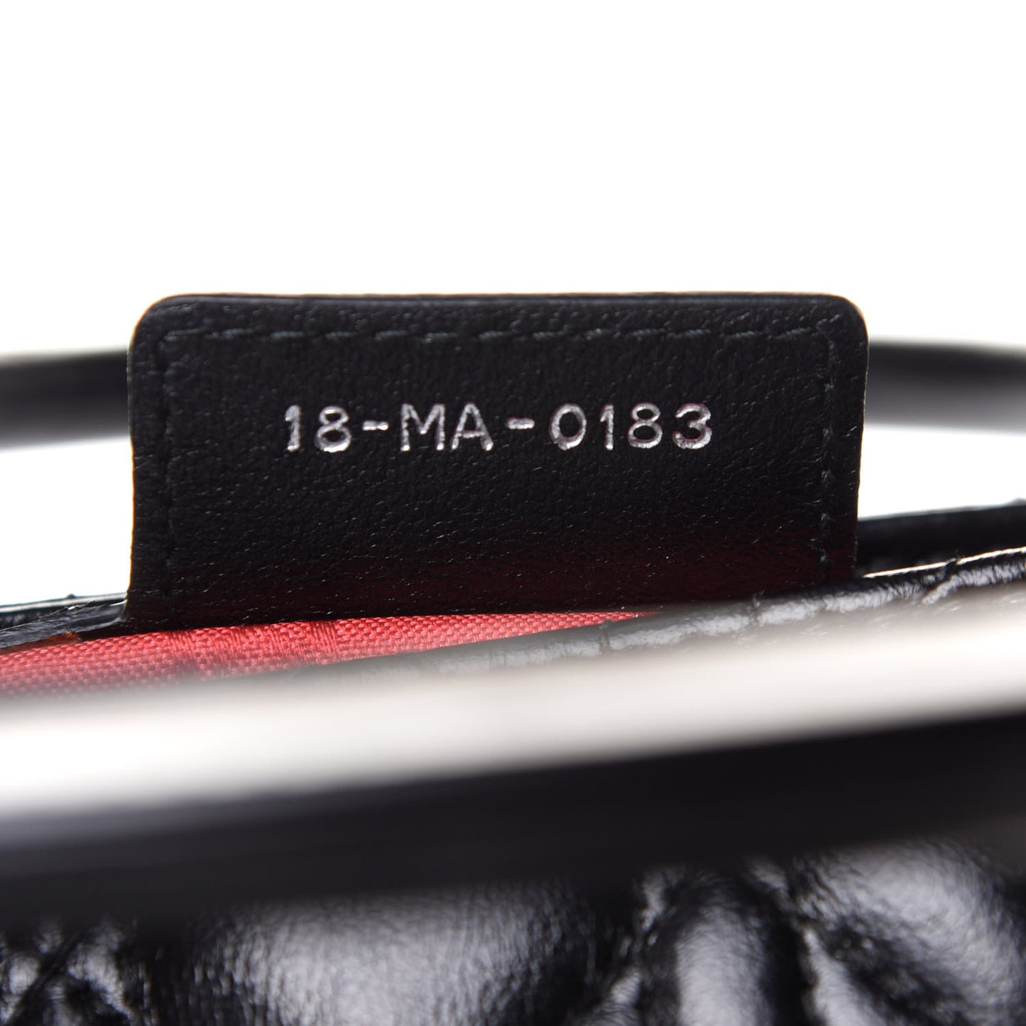 Lambskin Cannage Small Lady Dior Black