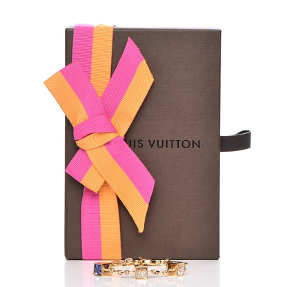 Louis Vuitton Swarovski Gamble Bracelet Azur Gold 7 of 7