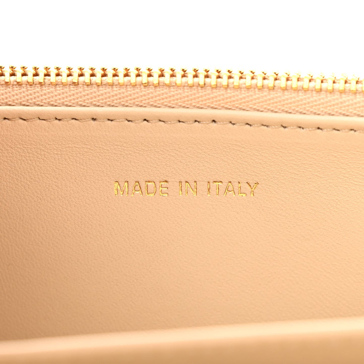 Lambskin Cannage Mini Miss Caro Bag Beige