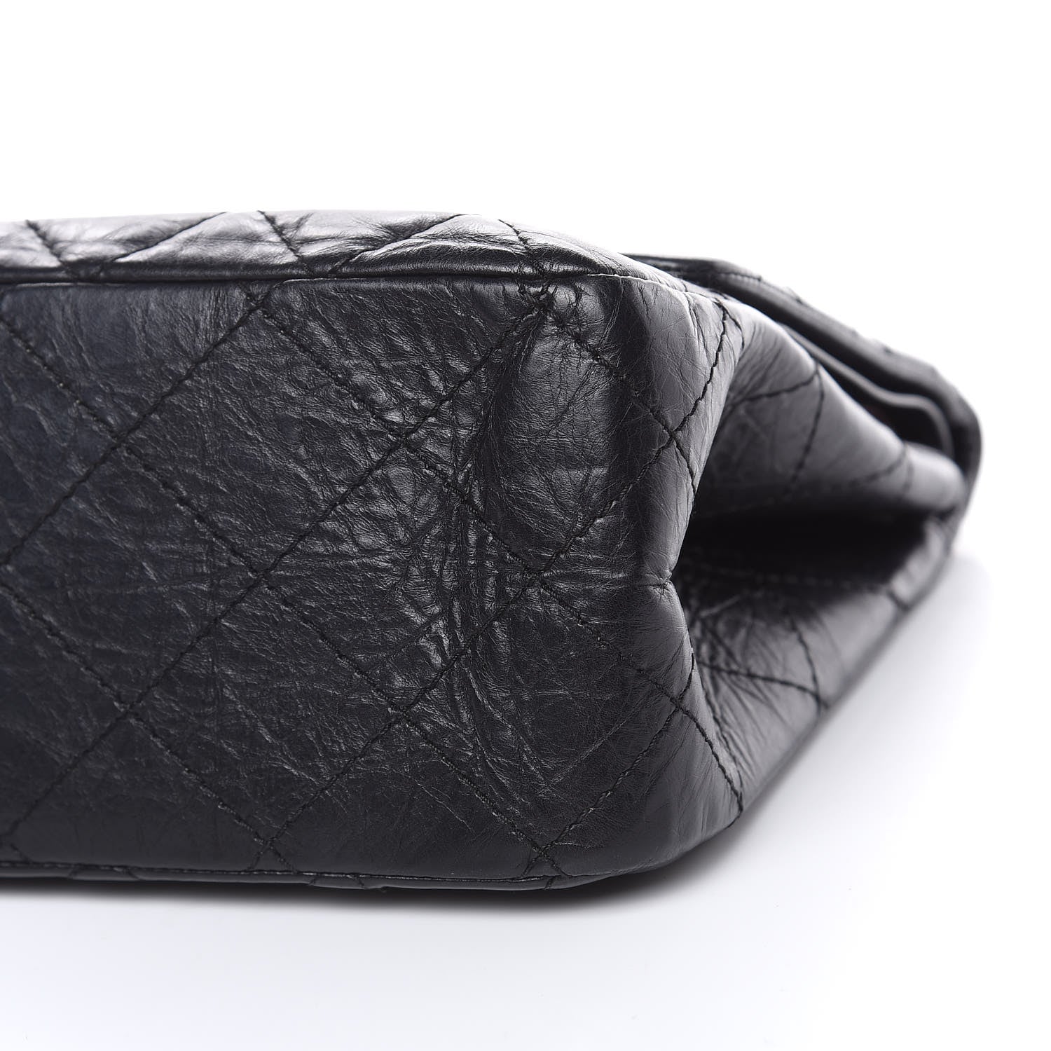 Chanel Aged Calfskin Quilted 2.55 Reissue 227 Flap Black 10 of 14