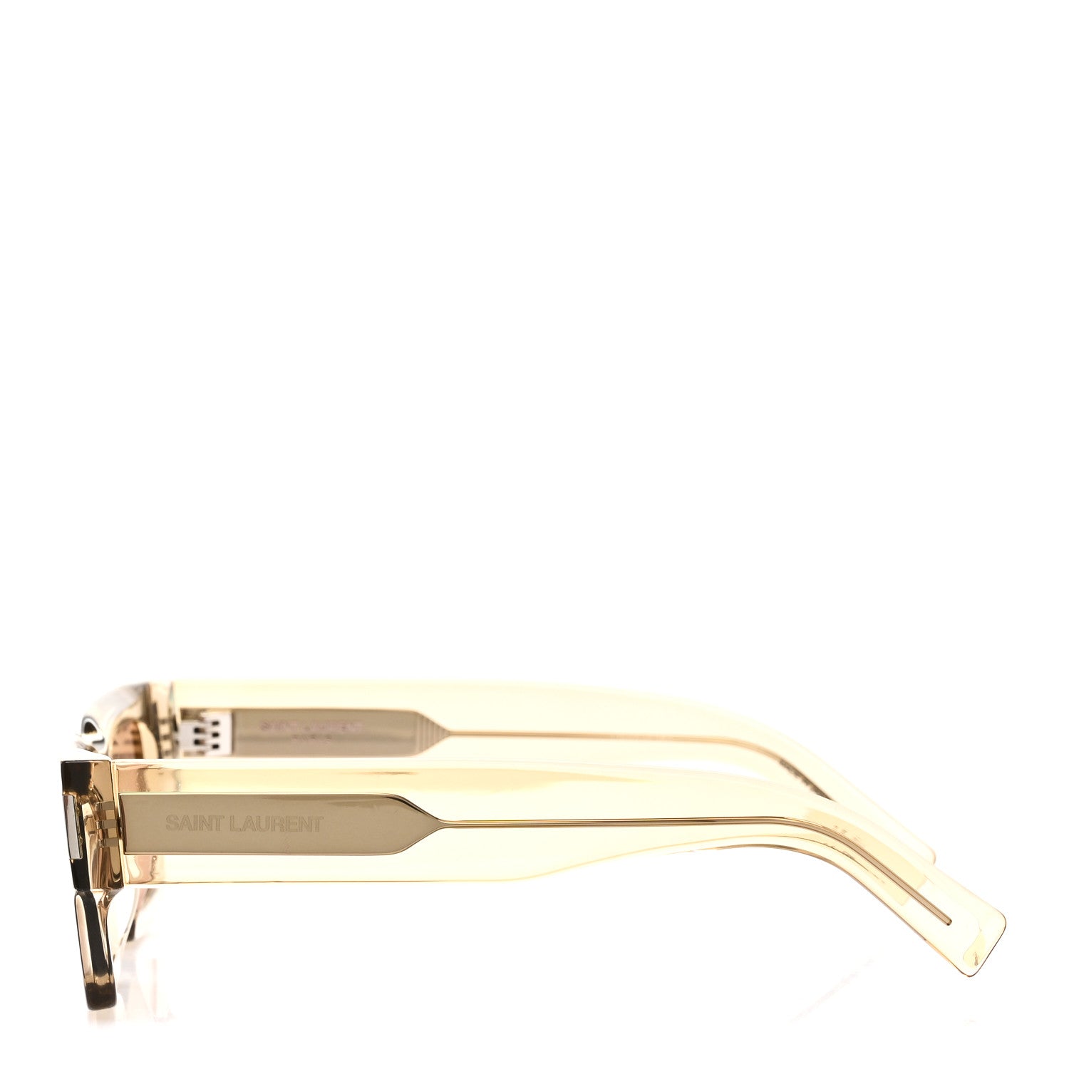 Saint Laurent Acetate SL 572 Sunglasses Gold 3 of 7