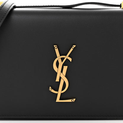 Saint Laurent Calfskin Monogram Small Dylan Shoulder Bag Black 7 of 9