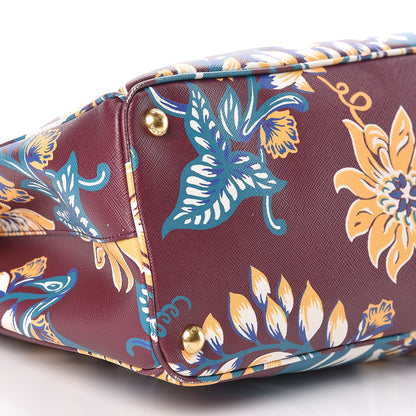 Prada Saffiano Print Medium Galleria Double Zip Tote Amaranto 7 of 9
