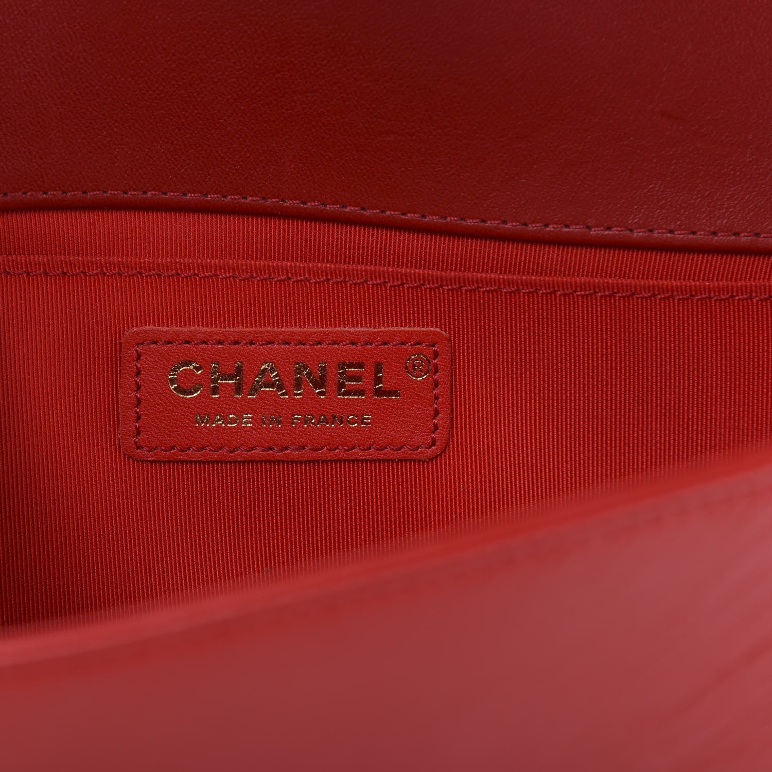 Chanel Lambskin Quilted Medium Boy Flap Red 8 of 13