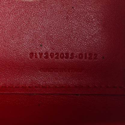 Saint Laurent Calfskin Crocodile Embossed Nano Sac De Jour Red 7 of 13