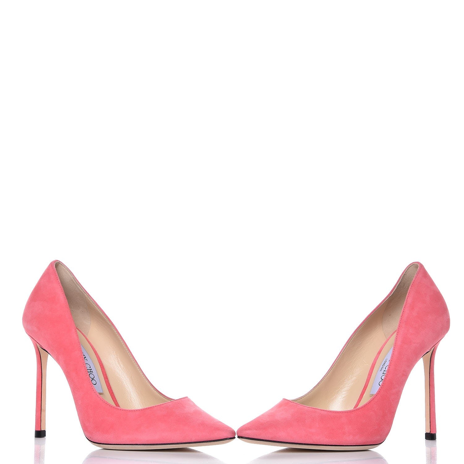 Jimmy Choo Suede Romy 110 Pumps 36.5 Pink 5 of 12