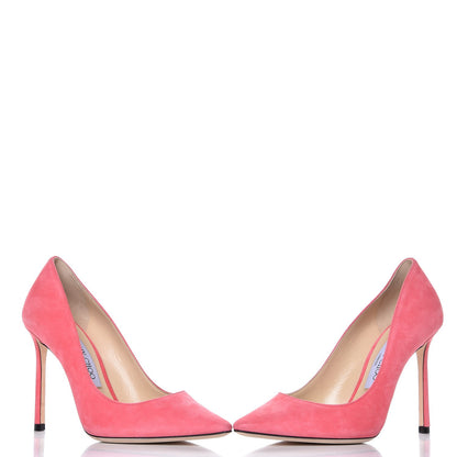 Jimmy Choo Suede Romy 110 Pumps 36.5 Pink 5 of 12