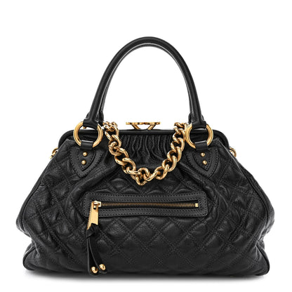 Marc Jacobs Calfskin Quilted Stam Black 1 of 15