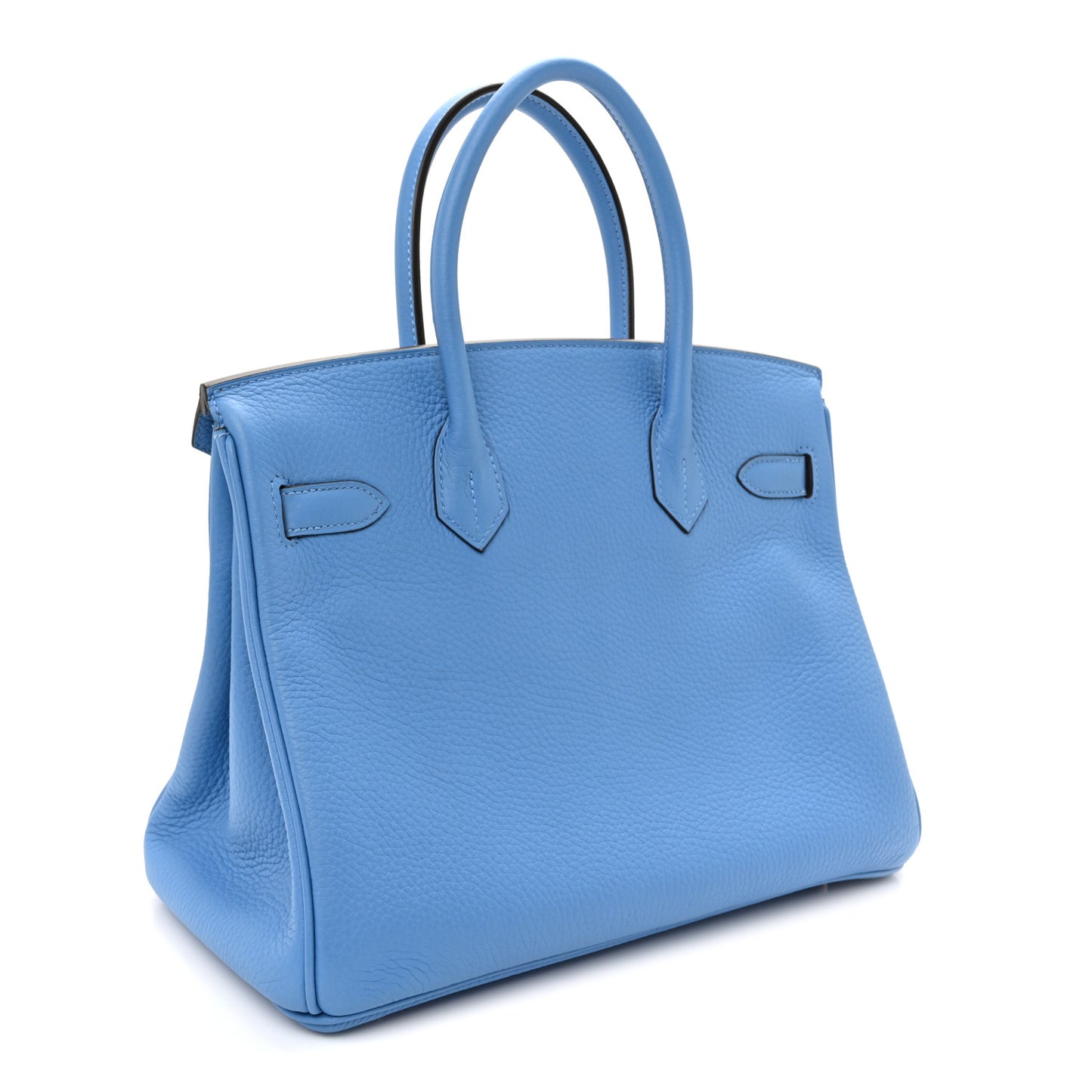 Taurillon Clemence Birkin 30 Bleu Paradis