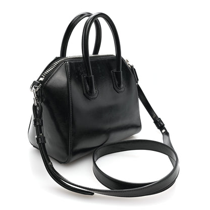 Givenchy Shiny Lord Calfskin Mini Antigona Black 3 of 9