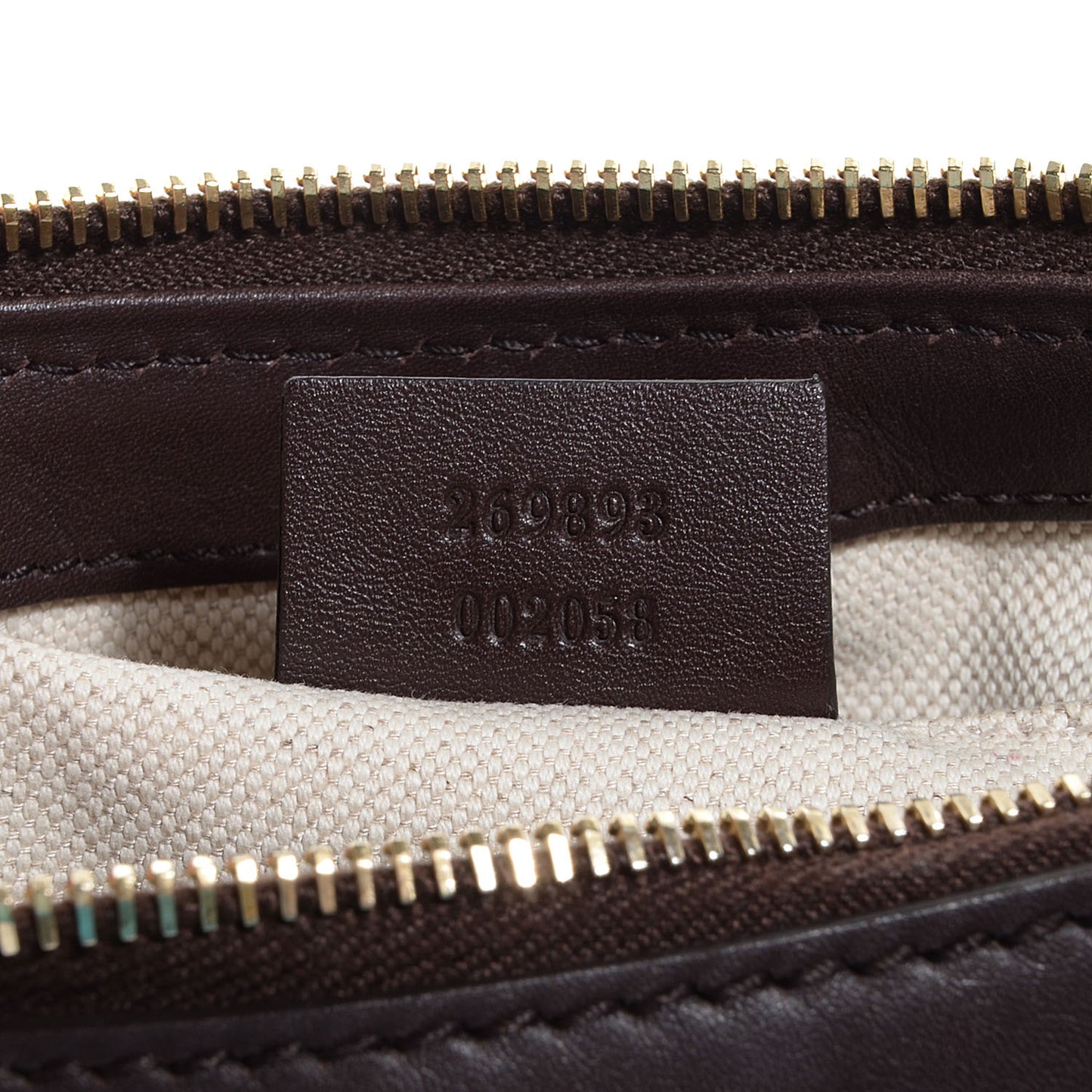 Guccissima Small Mayfair Shoulder Bag Brown